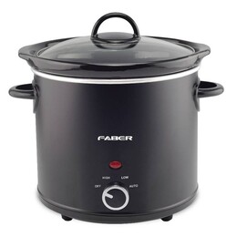 FABER 3L/200W SLOW COOKER - BLACK | FSC 300BK